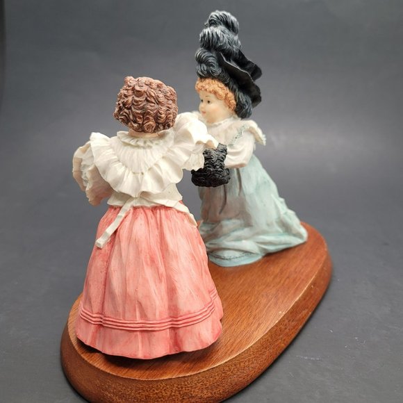 Maud Humphrey A Pleasure to Meet You Two Girls Limited Edition Figurine PD012 - Picture 6 of 7